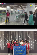 上外出国部在校生地铁志愿者活动